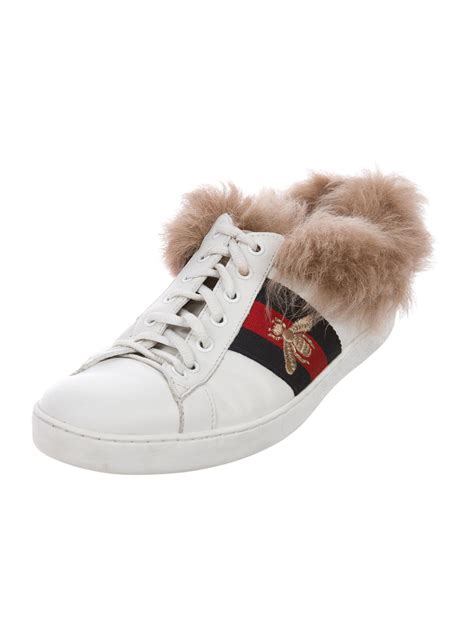 gucci aces used for sale|gucci ace sneakers with fur.